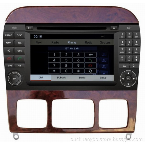 Ouchuangbo Auto Stereo Navi DVD Player for Mercedes Benz S W220 1998-2005 Car Multimedia